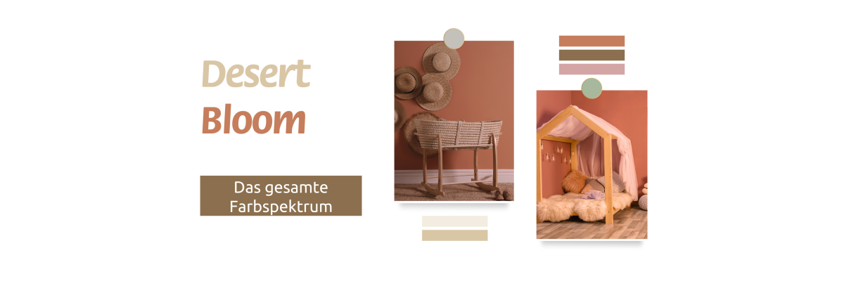 Warme Erde, weiches Licht – die Farbpalette „Desert Bloom" fürs Babyzimmer - Warme Erde, weiches Licht – Farbpalette „Desert Bloom" fürs Babyzimmer