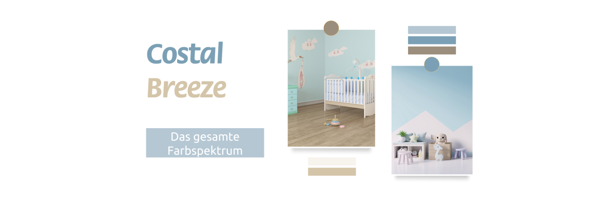 Blaue Weite, salzige Luft – die Farbpalette „Coastal Breeze" fürs Babyzimmer - Blaue Weite, salzige Luft – Farbpalette „Coastal Breeze" fürs Babyzimmer