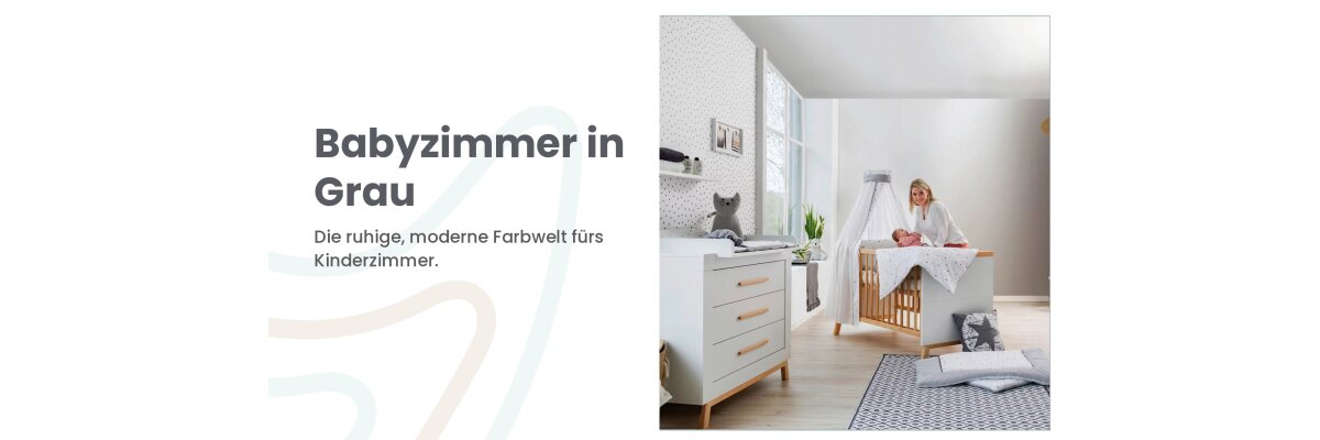Babyzimmer in Grau: die ruhige, moderne Farbwelt - Babyzimmer in Grau: Farben, Möbel & Wohlfühl-Tipps