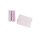 Mulltuch 3er Pack Herzchen rosa