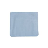 Strickbezug für Wickelauflage hellblau