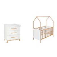 2-tlg Sparset Venice bestehend aus Hausbett, Umbauseiten,...