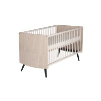 2-tlg Sparset Smile bestehend aus Bett, Umbauseiten, Wickelkommode
