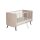 2-tlg Sparset Smile bestehend aus Bett, Umbauseiten, Wickelkommode