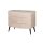 2-tlg Sparset Smile bestehend aus Bett, Umbauseiten, Wickelkommode