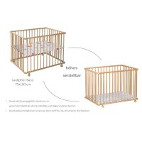 Laufgitter Basic 75 x 100 cm natur, Folie Monster