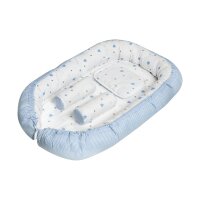 Babynest Herzchen hellblau