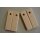 Rostverstärker roh links 135 mm x40 mm x 20 mm  Buche massiv