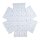 Laufgittereinlage 6 Eck Origami Black