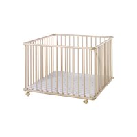Laufgitter Basic 100  x 100 cm natur Sternchen grau