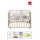 Laufgitter Basic 100  x 100 cm natur Sternchen grau