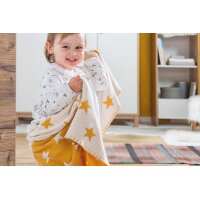 Babykuscheldecke Big Star honey gold