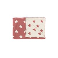 Babykuscheldecke Big Star sunset red
