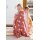 Babykuscheldecke Big Star sunset red