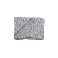Babystrickdecke Sunny hellgrau