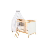 3-tlg Kinderzimmer Miami White mit Schrank 3 Türen