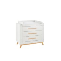 3-tlg Kinderzimmer Miami White mit Schrank 3 Türen
