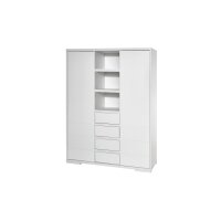 3-tlg Kinderzimmer Maxx White mit Schrank 2 Türen und Mittelregal