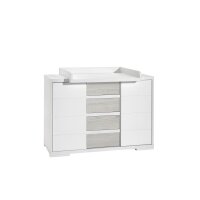3-tlg Kinderzimmer Maxx Boathouse mit Schrank 2 Türen und Mittelregal