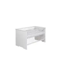 2-tlg Sparset Maxx White bestehend aus Bett, Umbauseiten, Wickelkommode