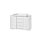 2-tlg Sparset Maxx White bestehend aus Bett, Umbauseiten, Wickelkommode