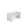 2-tlg Sparset Maxx White bestehend aus Bett, Umbauseiten, Wickelkommode