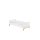 2-tlg Sparset Miami White bestehend aus Bett, Umbauseiten, Wickelkommode