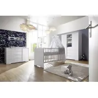 Maxx White Kombi-Kinderbett 70x140 cm