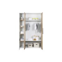 Schrank Eco Plus, 2 Türen/Seitenregal, Dekor...