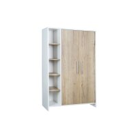 Schrank 2 Türen mit Seitenregal Eco Plus