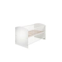 Sparset 2-tlg Classic White (Bett, Wickelkommode)