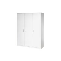 Schrank 3 T&uuml;ren Classic White