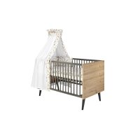 MORRIS OAK Kombi-Kinderbett 70x140 cm, Dekor Artisan Oak