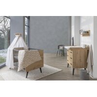 MORRIS OAK Wickelkommode 3 Schübe, Dekor Artisan Oak