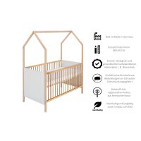 Hausbett Venice naturbelassen 70x140 cm