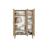 Schrank Morris Oak, 3 Türen, Dekor Artisan Oak