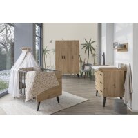 Schrank Morris Oak, 3 Türen, Dekor Artisan Oak
