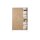 Schrank 2 Türen mit Seitenregal Venice Fishbone White