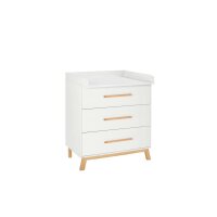 2-tlg Sparset Venice bestehend aus Bett, Umbauseiten, Wickelkommode