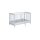 Beistellbett Micky weiß 60x120 cm mit Rollen