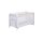 Reisebett 60x120 cm Herzchen grau