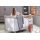 Reisebett 60x120 cm Herzchen grau