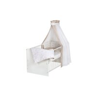 Komplettbett Classic-Line weiß 70x140 cm mit...