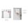 Wickelauflage 80x75 cm Big Stars grey