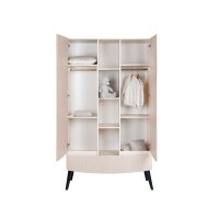 SMILE Schrank 2 Türen mit Mittelregal, Dekor Connery...