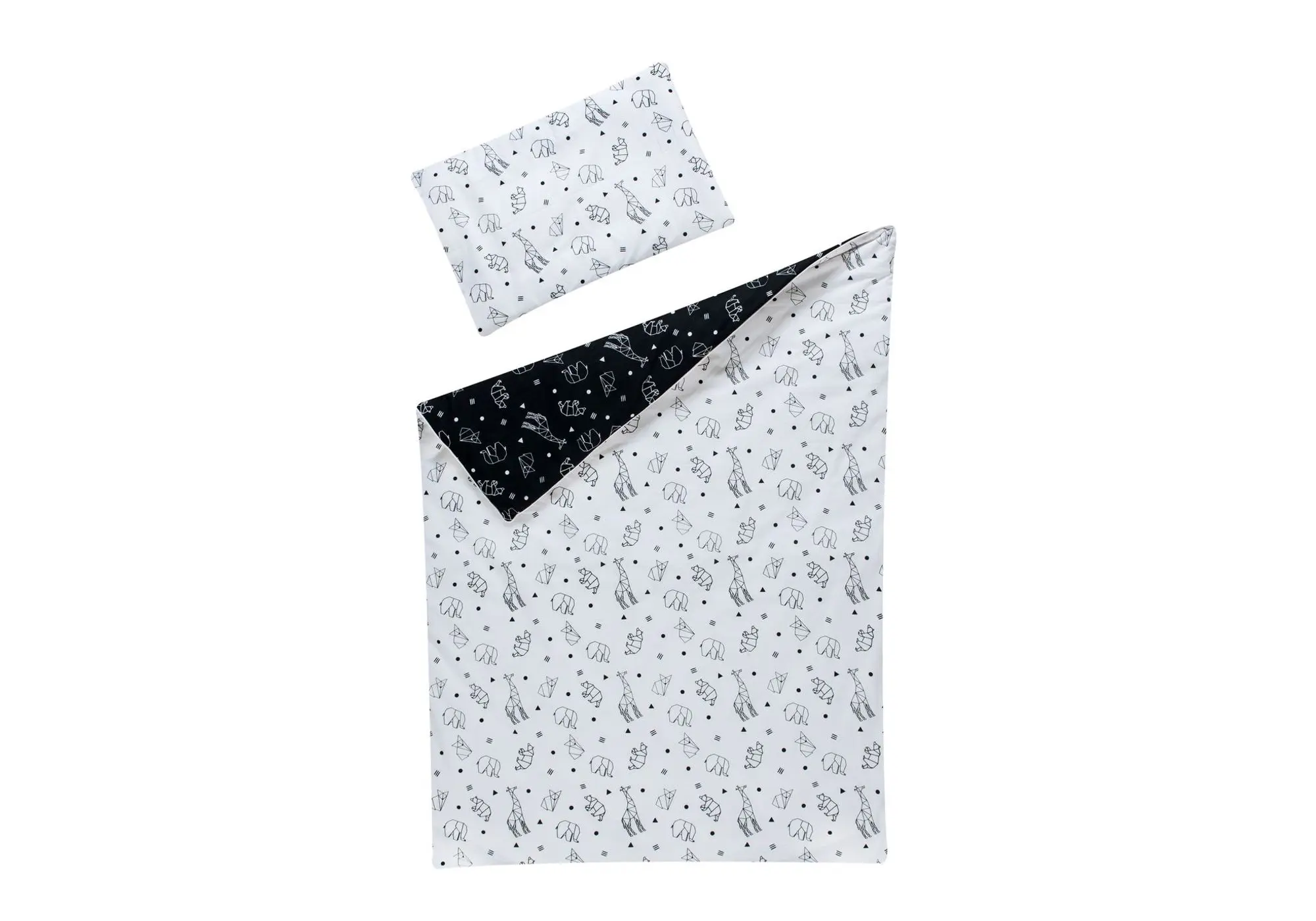 Bettset 4-teilig Origami black – Made in Germany | Schardt - Schardt , 79,90 €
