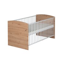 PEPE Kombi-Kinderbett 70x140 cm, Dekor Artisan Oak