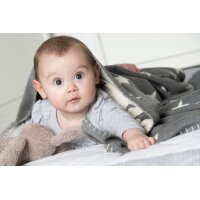 Babykuscheldecke Big Star natur / altrosa